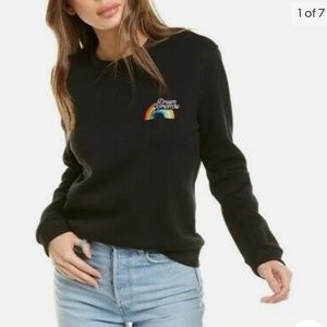 Maje Dream Tomorrow Rainbow Crewneck Sweatshirt- Size Small (2)
